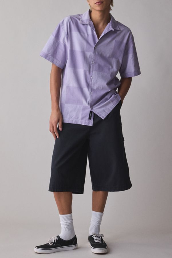 Slide View: 3: Vans Kessler Checkerboard Short Sleeve Shirt