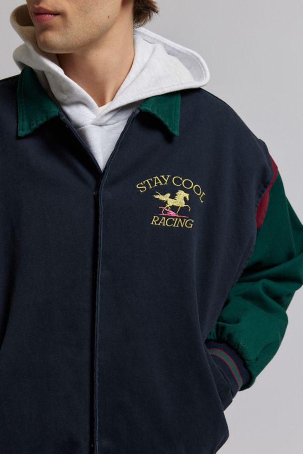 Slide View: 5: STAYCOOLNYC Racing Bomber Jacket