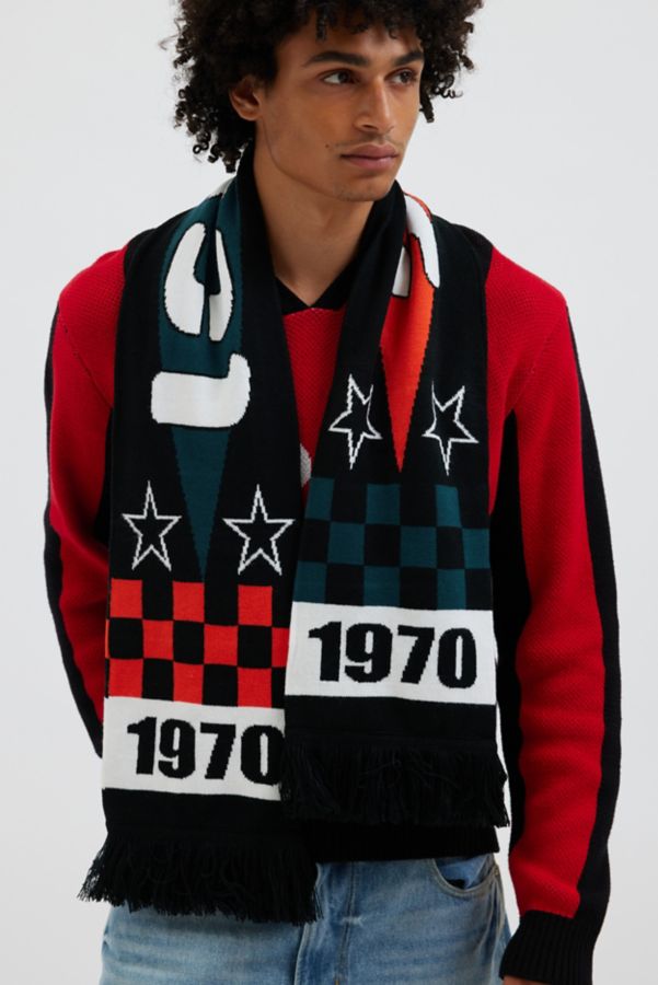 Slide View: 1: Foulard en Tricot Graphique de Soccer