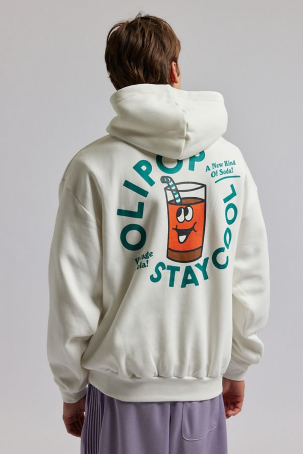 Slide View: 1: STAYCOOLNYC X OLIPOP Graphic Hoodie Sweatshirt