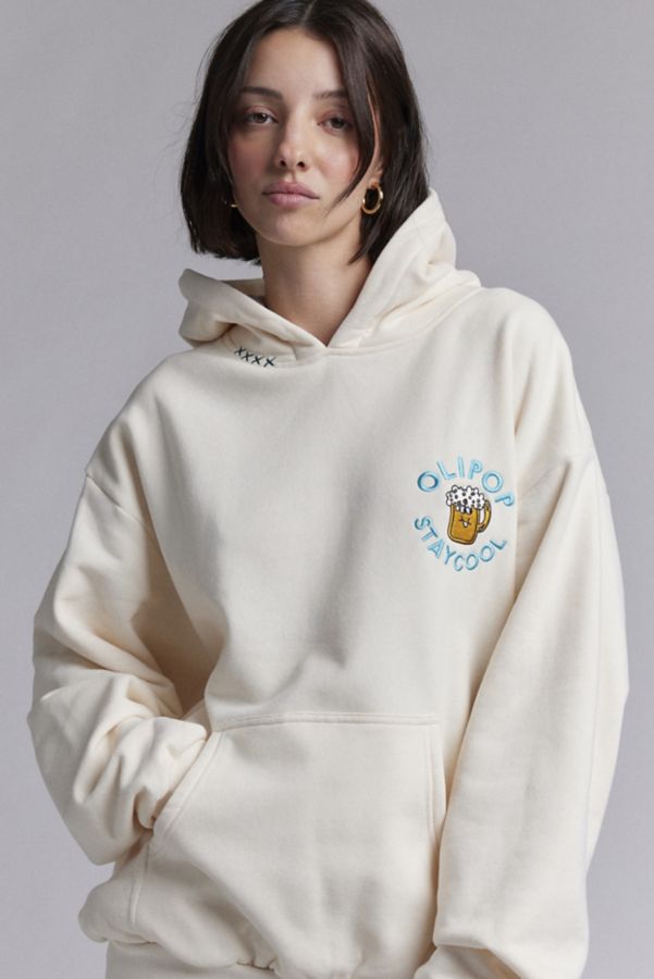 Slide View: 1: STAYCOOLNYC X OLIPOP Graphic Hoodie Sweatshirt