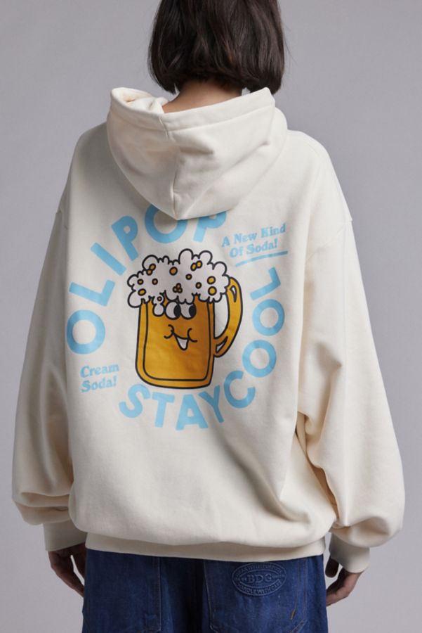 Slide View: 3: STAYCOOLNYC X OLIPOP Graphic Hoodie Sweatshirt