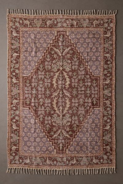 Parisa Medallion Printed Washable Rug