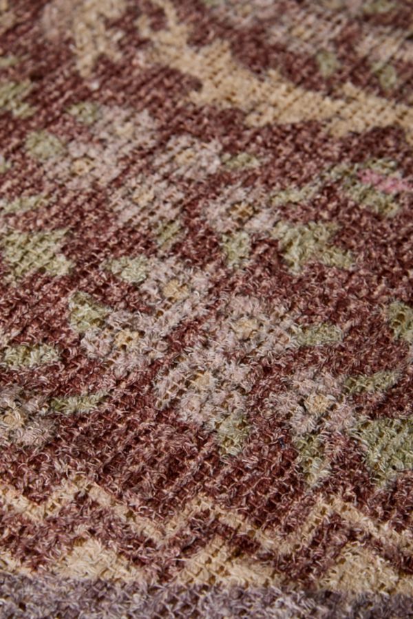 Slide View: 3: Parisa Medallion Printed Washable Rug