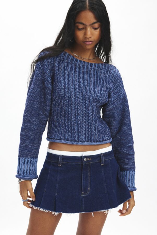 Slide View: 1: BDG Maria Boatneck Pullover Sweater