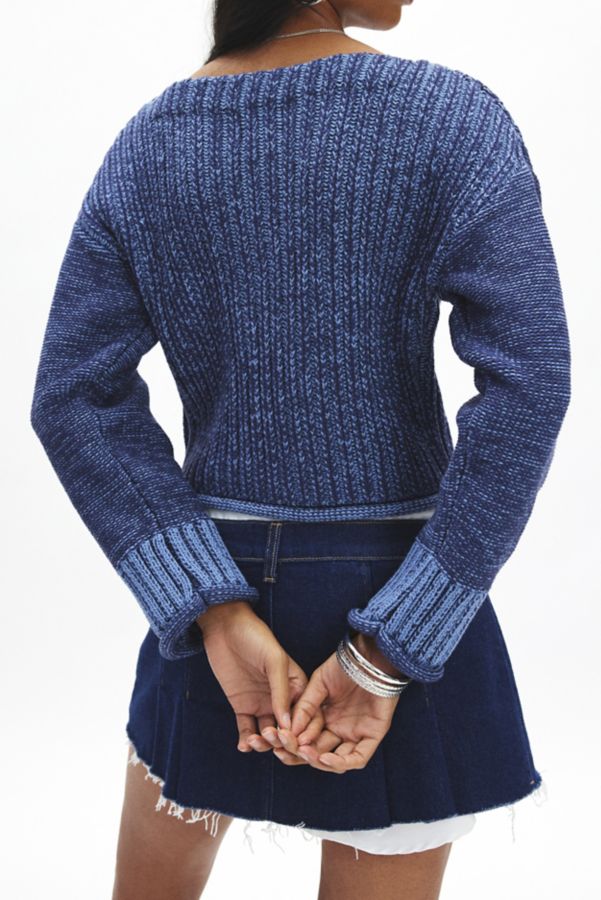 Slide View: 4: BDG Maria Boatneck Pullover Sweater