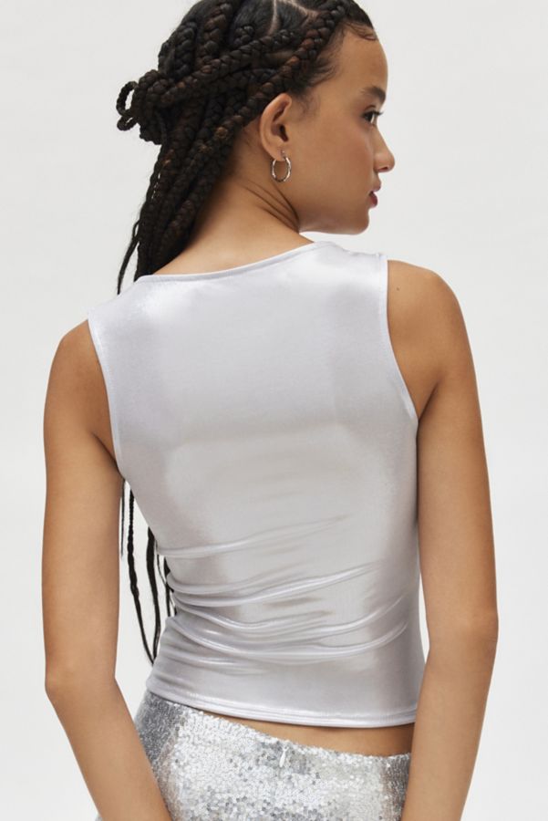 Slide View: 5: Silence + Noise Suri Twist-Front Tank Top