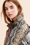 Thumbnail View 3: Glamorous Snakeskin Patchwork Coat