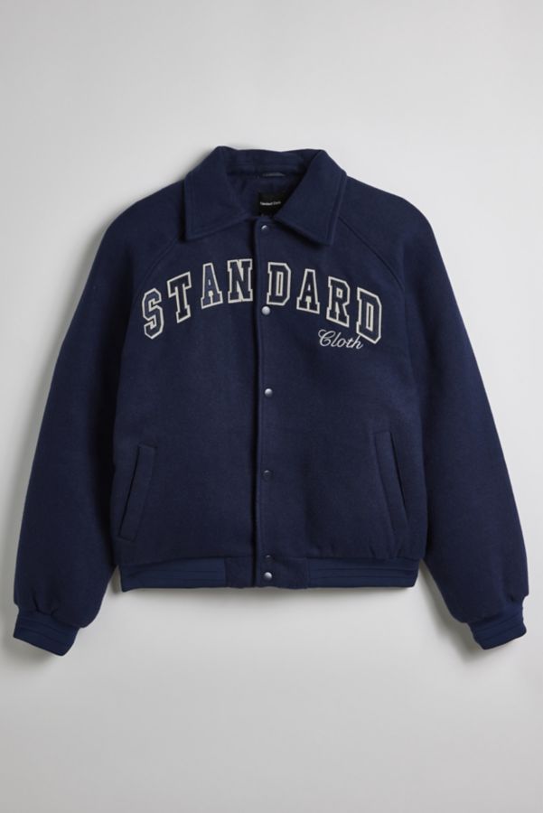 Slide View: 2: Veste Universitaire de Marque Standard Cloth