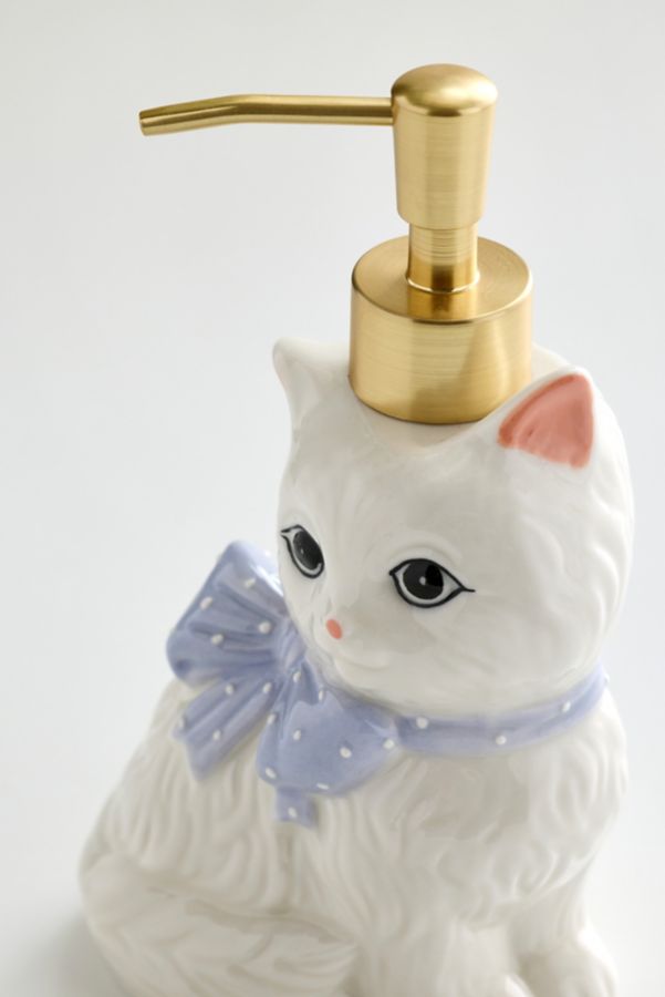 Slide View: 3: Cat Soap Dispenser