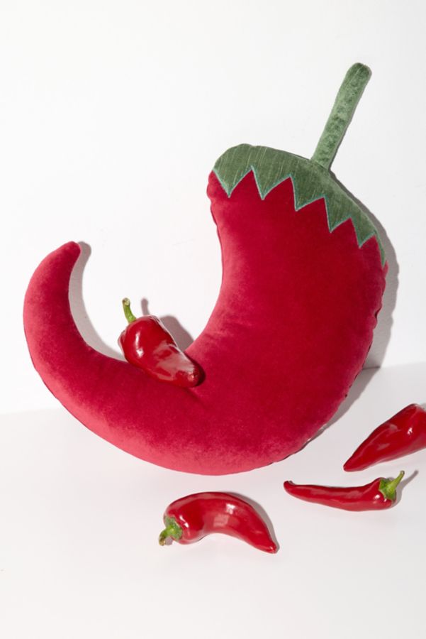 Slide View: 2: Chili Pepper Throw Pillow