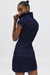 Thumbnail View 3: Ecote Stacey Denim Button Front Drop Waist Mini Dress