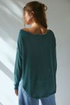 Thumbnail View 4: Out From Under Slouchy Waffle Knit Long Sleeve Tee