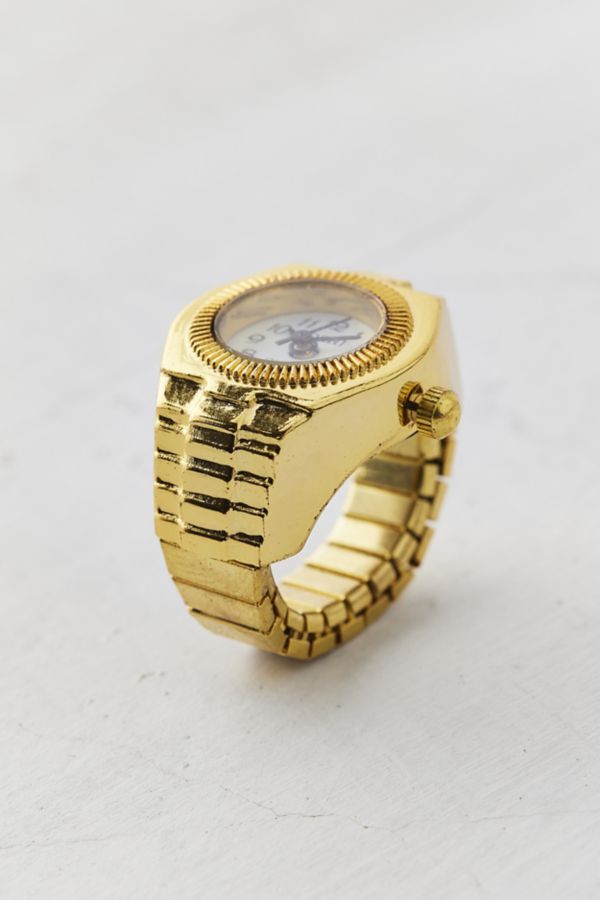 Slide View: 3: Fred Round Metal Watch Ring