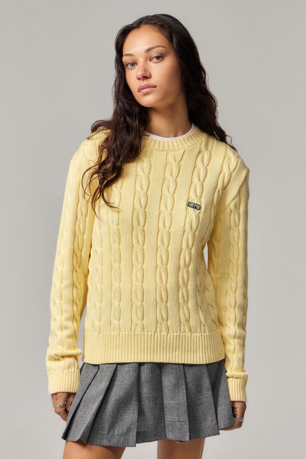 Slide View: 1: iets frans...Heaton Cable Knit Sweater