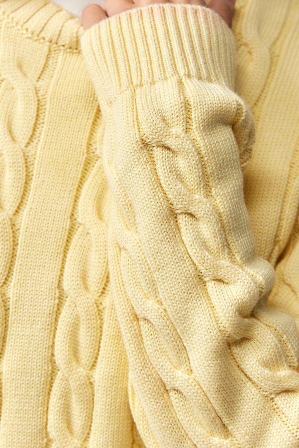 Slide View: 2: iets frans...Heaton Cable Knit Sweater