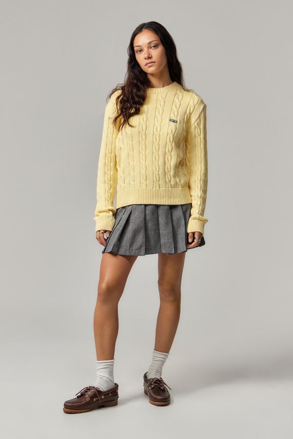 Slide View: 3: iets frans...Heaton Cable Knit Sweater