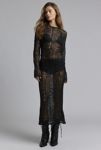 Thumbnail View 1: The Ragged Priest Jinx Sheer Ladder Knit Maxi Dress