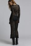 Thumbnail View 4: The Ragged Priest Jinx Sheer Ladder Knit Maxi Dress