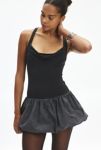 Thumbnail View 1: Silence + Noise Chiara Drop Waist Bubble Hem Mini Dress