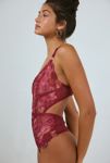 Thumbnail View 3: Thistle + Spire Eye Candy Kiss Embroidered Bodysuit