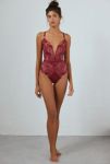 Thumbnail View 1: Thistle + Spire Eye Candy Kiss Embroidered Bodysuit