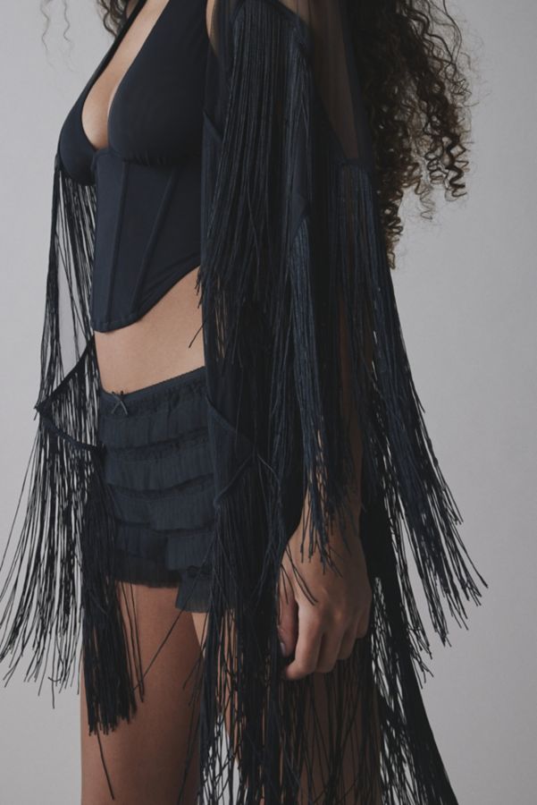 Slide View: 4: Thistle + Spire Fringe Benefits Robe