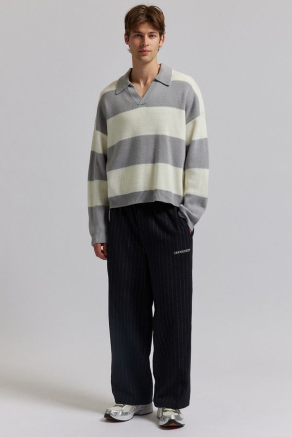 Slide View: 1: iets frans... Knox Tailored Pinstripe Track Pant