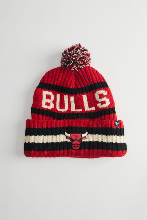 Slide View: 2: '47 Brand Chicago Bulls Bering Cuffed Beanie