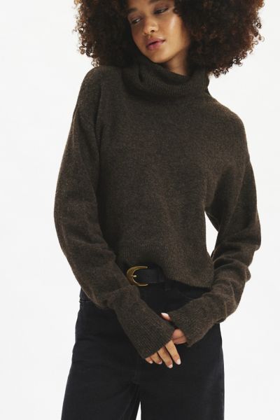 BDG Lake Cropped Turtleneck Sweater