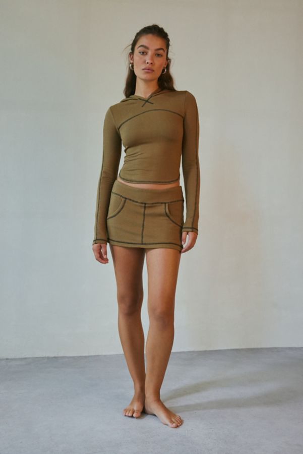 Slide View: 2: Out From Under Fast Lane Slim Micro Skort