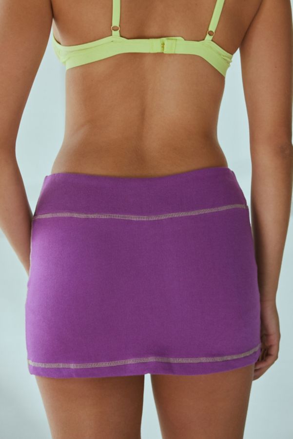 Slide View: 4: Out From Under Fast Lane Slim Micro Skort