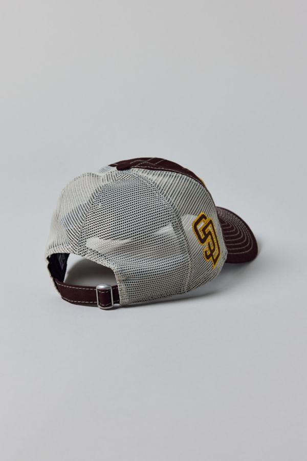 Slide View: 2: New Era MLB San Diego Padres Souvenir 9TWENTY Trucker Hat