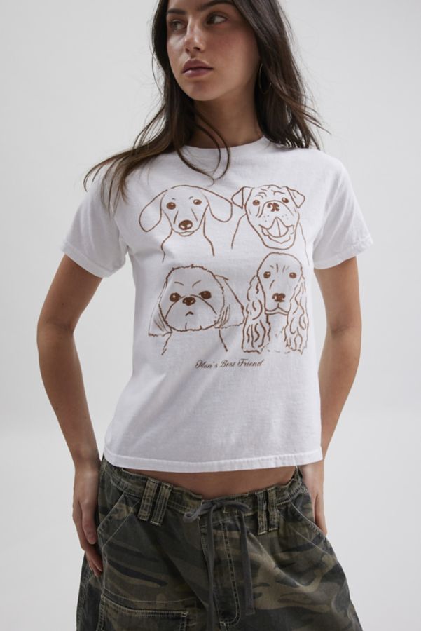 Slide View: 2: Man’s Best Friend Dog Slim Graphic Tee