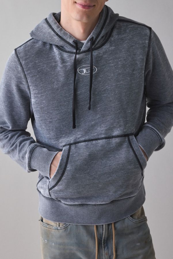 Slide View: 1: Diesel S-Ginn Hoodie Sweatshirt