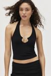 Thumbnail View 1: Silence + Noise Eva O-Ring Keyhole Halter Top