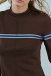 Thumbnail View 3: BDG Evelyn Striped Mockneck Sweater