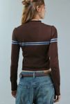 Thumbnail View 4: BDG Evelyn Striped Mockneck Sweater