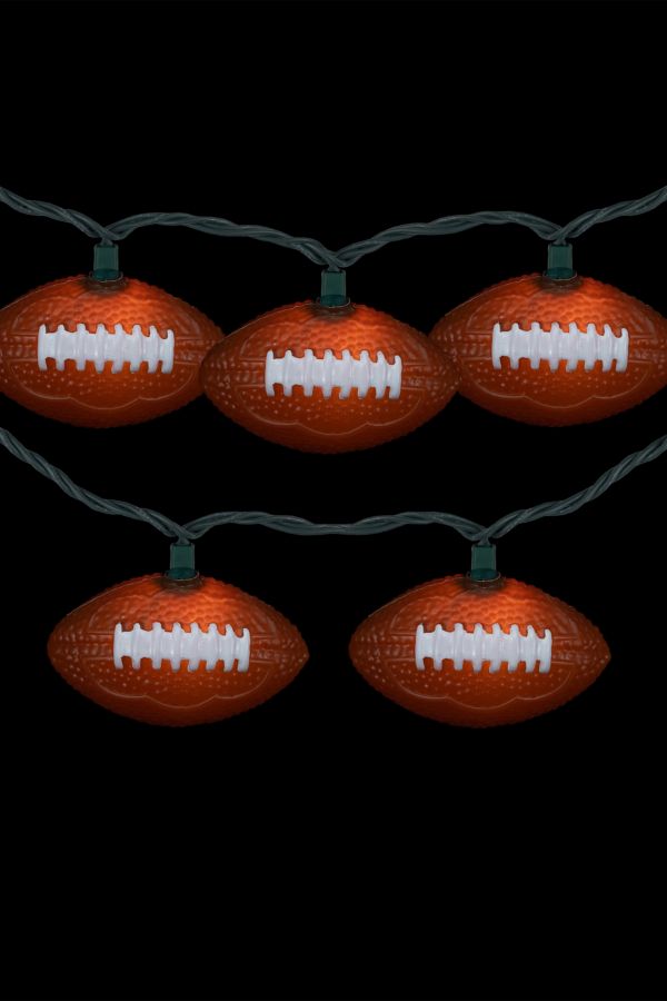 Slide View: 5: Football 6ft String Lights