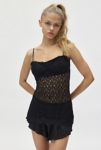 Thumbnail View 1: Ecote Channing Sheer Lace Tube Tank Top