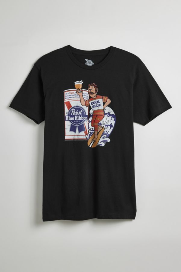 Slide View: 1: Pabst Blue Ribbon Cool Blue Surfer Tee