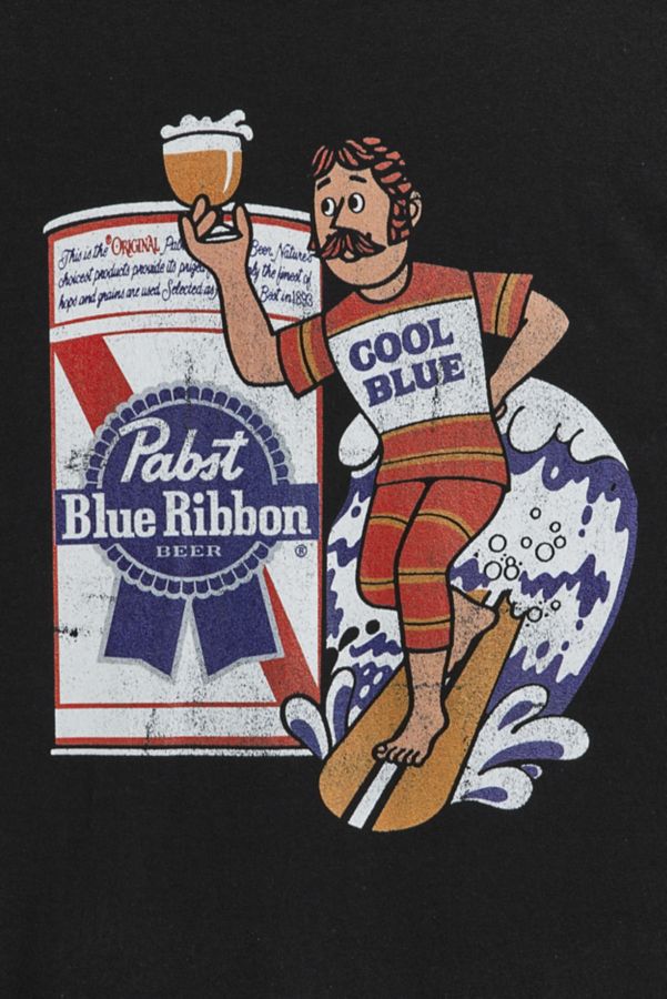 Slide View: 2: Pabst Blue Ribbon Cool Blue Surfer Tee