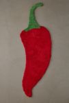 Thumbnail View 2: Chili Pepper Shaped Tufted Shag Rug