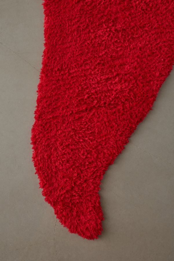 Slide View: 4: Chili Pepper Shaped Tufted Shag Rug