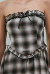 Thumbnail View 3: Kimchi Blue Andy Plaid Strapless Midi Dress