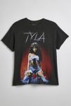 Thumbnail View 1: T-shirt Tyla en Coton Lavé Graphique