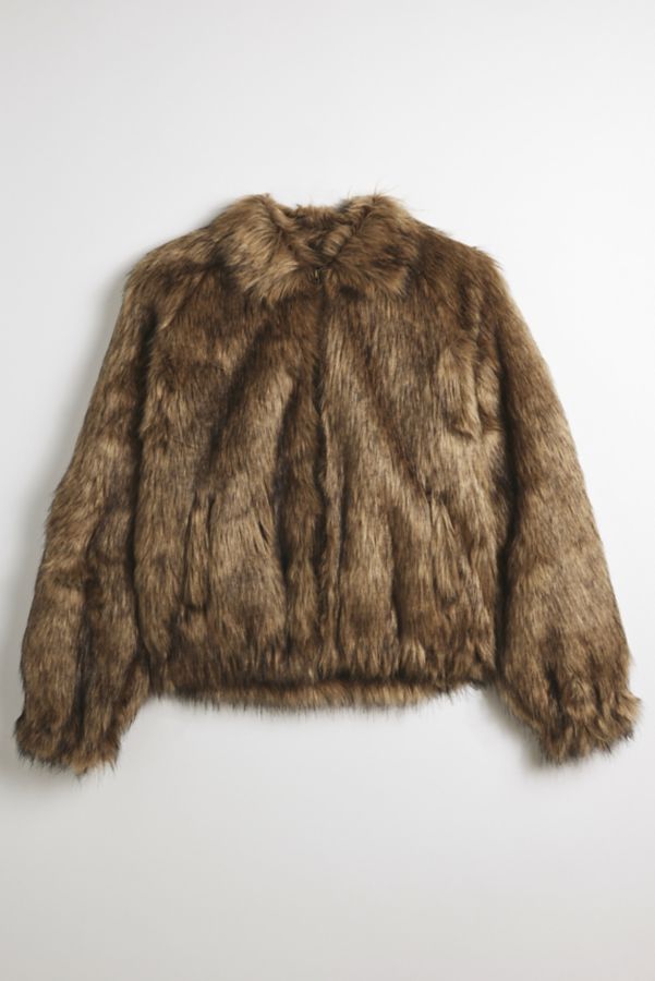 Slide View: 2: BDG Faux Fur Jacket