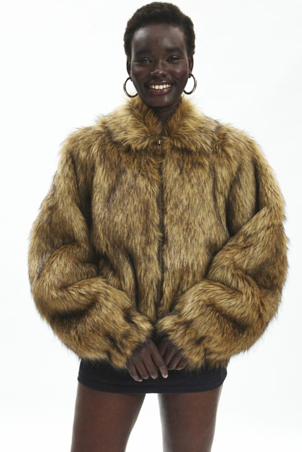 Slide View: 6: BDG Faux Fur Jacket