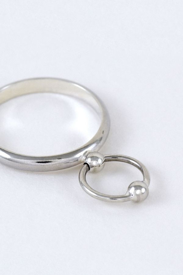 Slide View: 2: Soft Blonde Pierced Ring