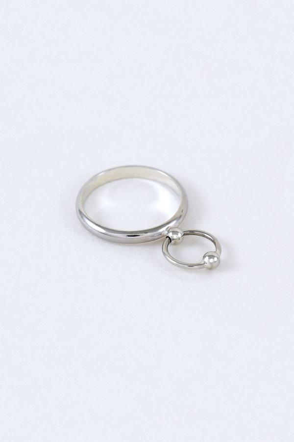 Slide View: 1: Soft Blonde Pierced Ring